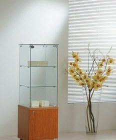 Glasvitrinen