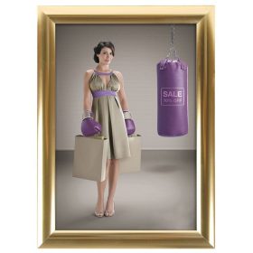 Klapprahmen SnapFrames Golden Look Effect 25mm