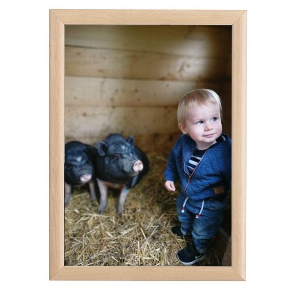 Snap Frame Holz Look hell 25 mm