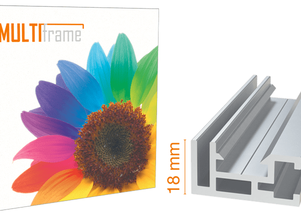 multi frame - Spannrahmen - Profil 18, inkl. Druck