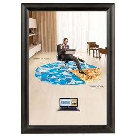 Klapprahmen SnapFrame Black 25 mm