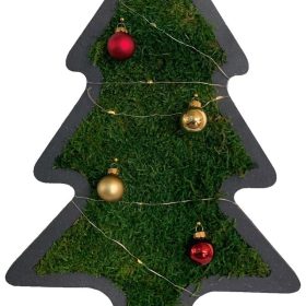 Christbaumkugeln (4 Stk.) für Noel + Lichterkette