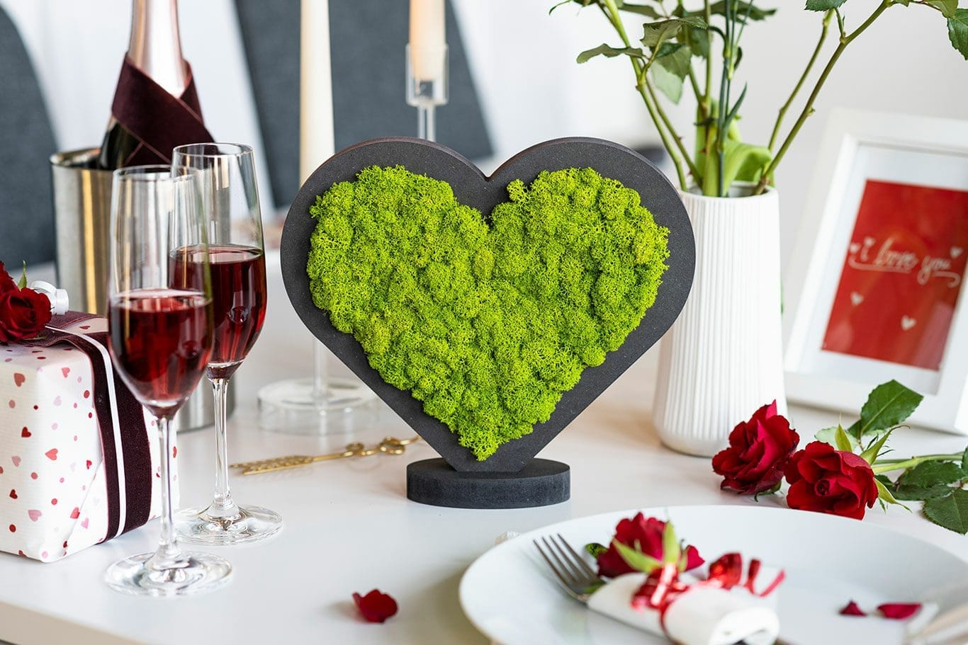 Piktogramm: Herzchen Grün (20cm) – Hochwertig & günstig bei ShopDeca