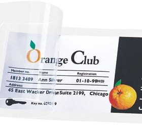 3L Laminiertasche 54x86mm 11011 glanz 10 Stk