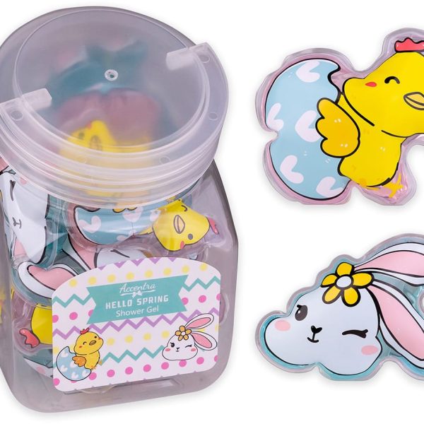 ACCENTRA Mini-Duschgel 50ml 8160984 HELLO SPRING, 2 assortiert