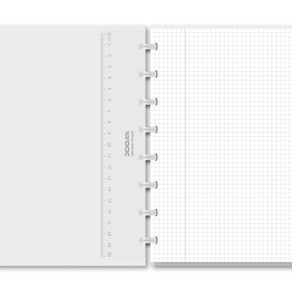 ADOC Notizheft Pap-Ex A5 3044.201 kariert transparent