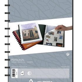 ADOC Sichtbuch Personal A4 5242.705 schwarz mit Fenster 40 Taschen