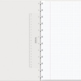 ADOC Notizheft A4 6044.201 kariert transparent