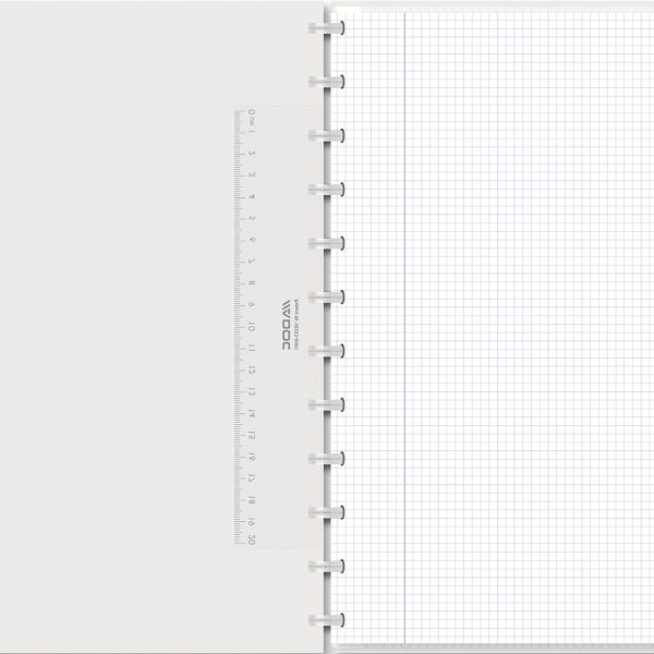 ADOC Notizheft A4 6044.201 kariert transparent