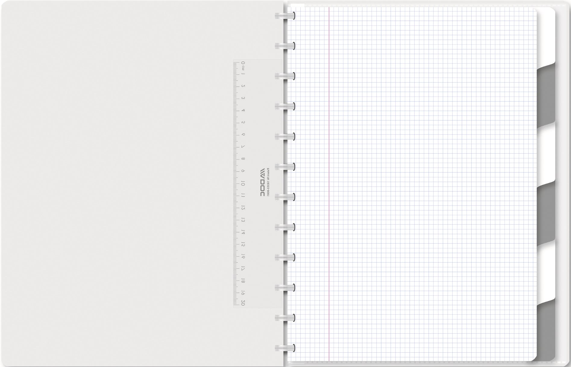 ADOC-6044.201-5410733446016 ADOC Notizheft A4 6044.201 kariert transparent – Hochwertig & günstig bei ShopDeca