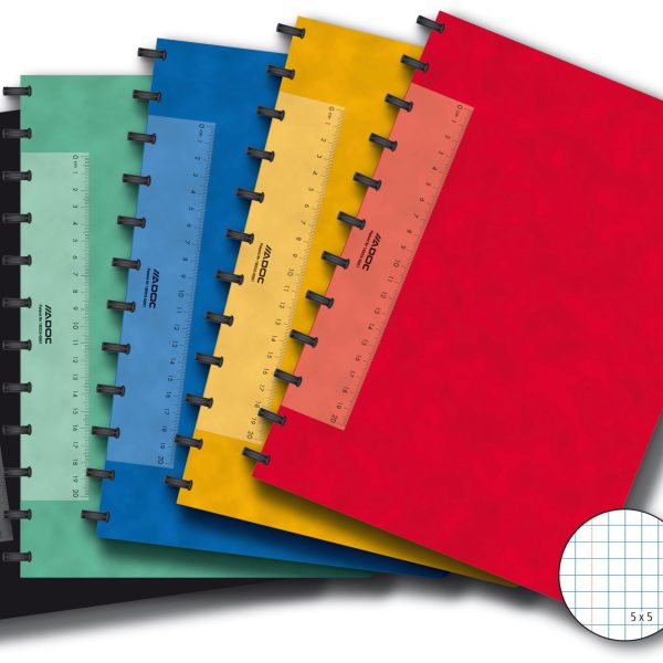 ADOC Notizheft A4 6055.100 kariert ass.