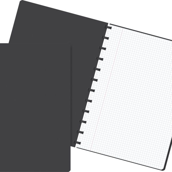 ADOC Notizheft A4 6099.740 kariert schwarz