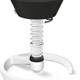 AERIS Sitzhocker Swopper 101STWHWHCP0 weiss/schwarz, mit Gleiter
