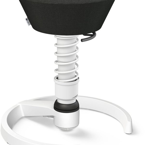 AERIS Sitzhocker Swopper 101STWHWHCP0 weiss/schwarz, mit Gleiter