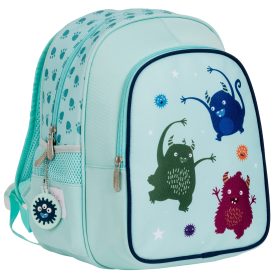 ALLC Rucksack mit Isofach Monster BPMOBU36 hellblau 27x32x19cm