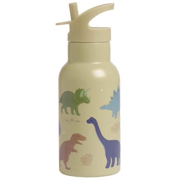ALLC Trinkflasche Dinosaurs DBSSDI40 beige