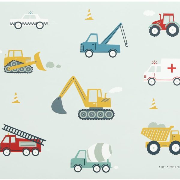 ALLC Tischset 43x34cm PMVEBU09 Vehicles