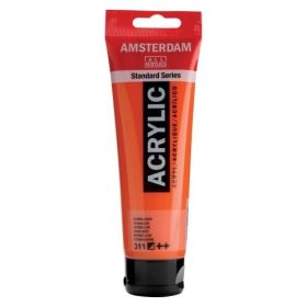 AMSTERDAM Acrylfarbe 120ml 17093112 zinnober 311