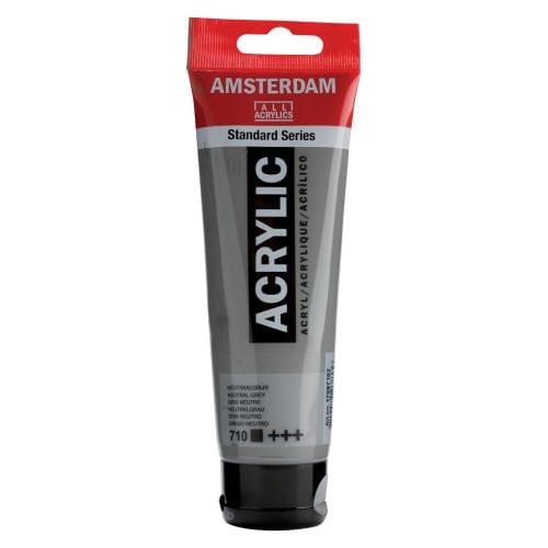 AMSTERDAM Acrylfarbe 120ml 17097102 neutralgrau 710