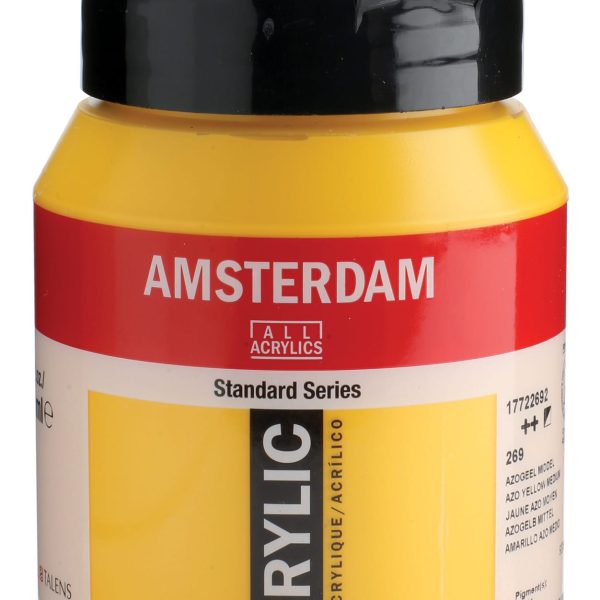 AMSTERDAM Acrylfarbe 500ml 17722692 azogelb mittel 269