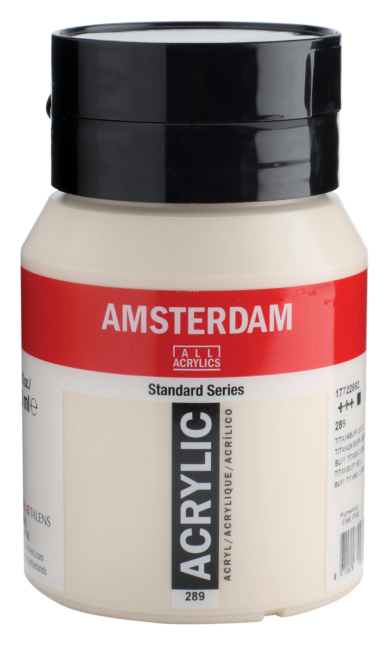 AMSTERDAM-17722892-8712079281564 AMSTERDAM Acrylfarbe 500ml 17722892 titanbuff hell 289 – Hochwertig & günstig bei ShopDeca