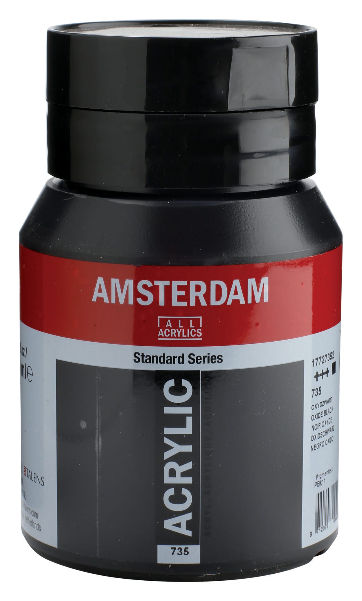 AMSTERDAM-17727352-8712079044350 AMSTERDAM Acrylfarbe 500ml 17727352 oxidschwarz 735 – Hochwertig & günstig bei ShopDeca