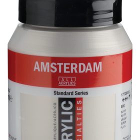 AMSTERDAM Acrylfarbe 500ml 17728002 silber 800