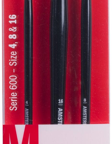 AMSTERDAM Acrylpinselset Gr.4/8/16 90960092 3-teilig