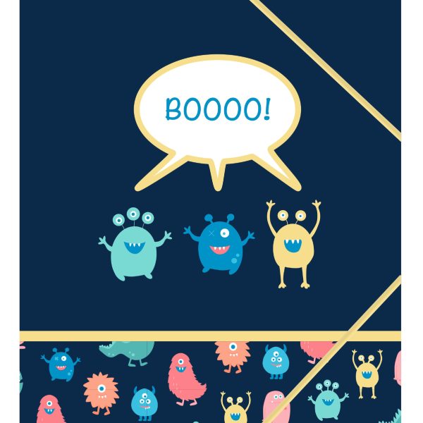 ANCOR Gummibandmappe A4 103953 PLAY ME Boo