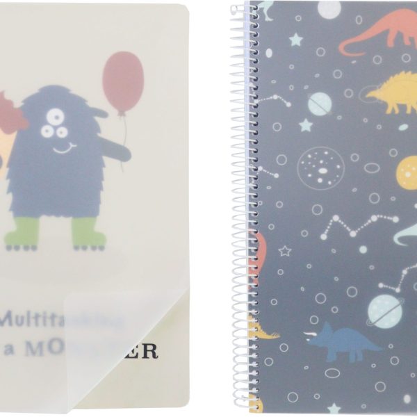 ANCOR Spiralbuch PP Cover A5 116496 B'LOG PLAY ME,90g,liniert 80B.