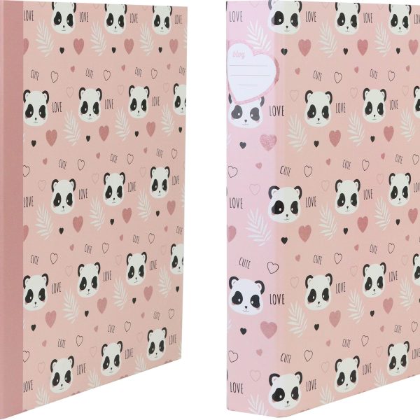 ANCOR Ringbuch A4 117035 B'LOG CUTE PANDA, 4 ringe