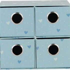ANCOR Schubladen Box 117943 B'LOG SWEET BLUE 4 Schubladen