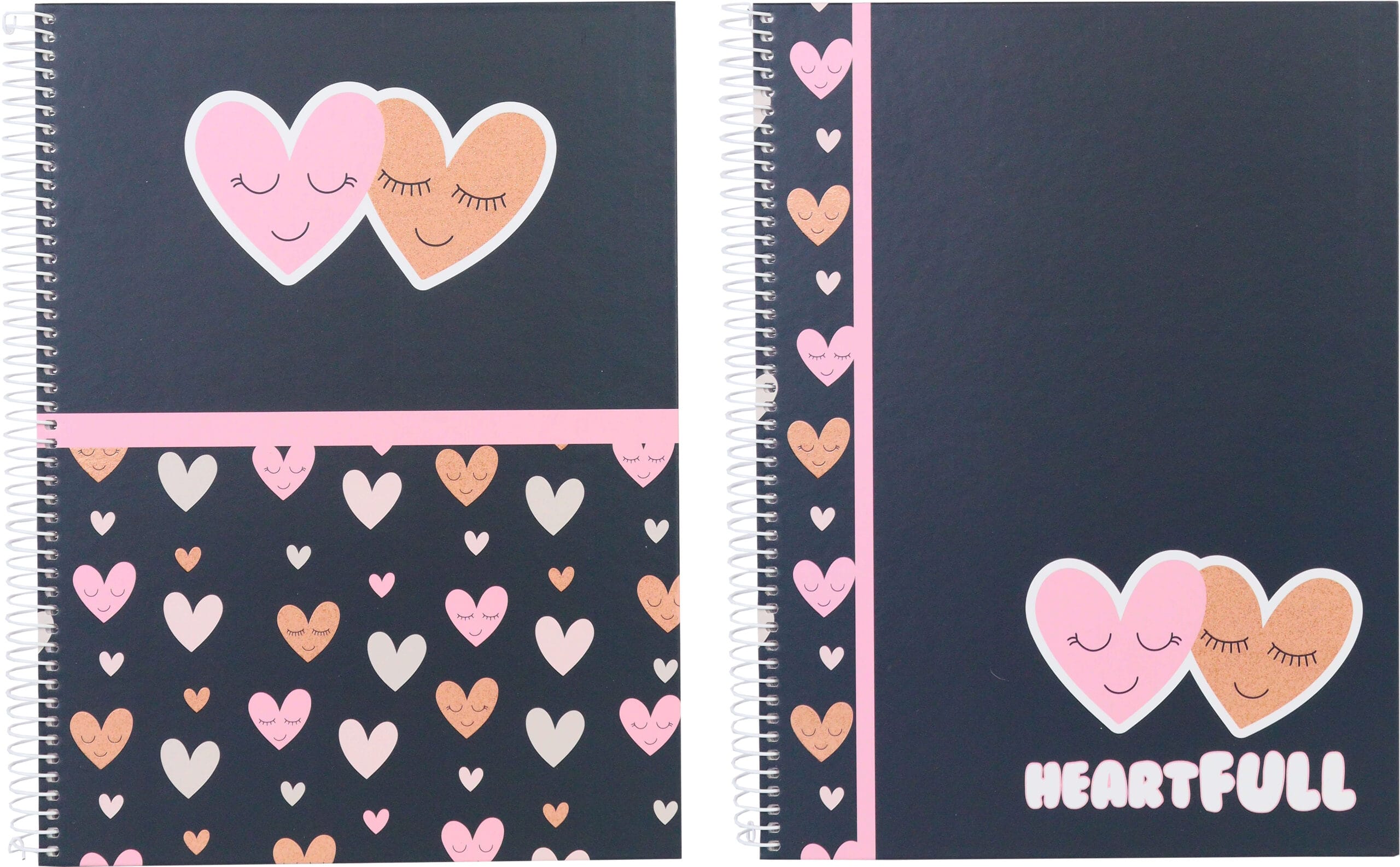 ANCOR-118315-5604730118315 ANCOR Spiralbuch Hardcover A5 118315 B'LOG HEARTS,kariert 80 Blatt – Hochwertig & günstig bei ShopDeca
