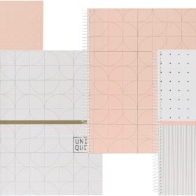 ANCOR Spiralbuch Hardcover A5 121964 Unique, kariert 80BL