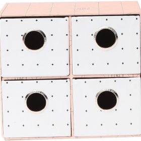 ANCOR Schubladen Box Unique 122060 weiss, 4 Schubladen