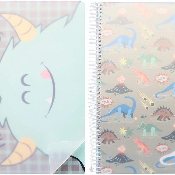 ANCOR Spiralbuch PP Cover A5 122923 B'Log PlayMe, kariert 80BL