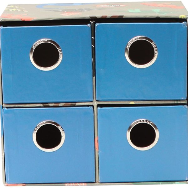 ANCOR Schubladen Box B'Log PlayMe 122992 blau, 4 Schubladen
