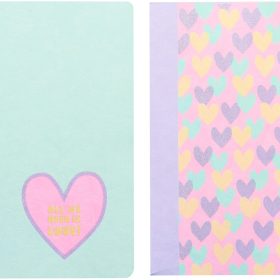 ANCOR Notizheft A4 124156 B'Log Hearts, liniert 48BL