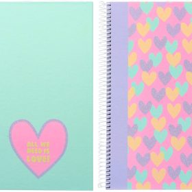 ANCOR Spiralbuch Hardcover A4 124194 B'Log Hearts, liniert 80BL