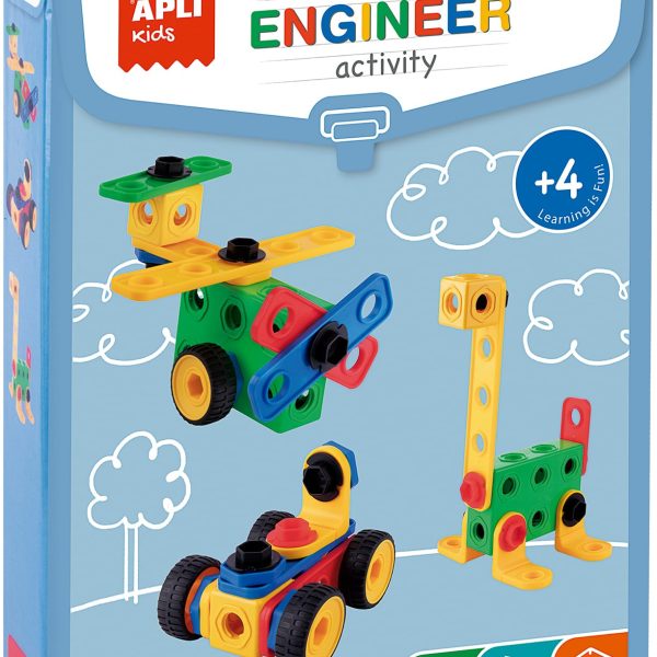 APLI KIDS Bauspiel lngenieur 19160 39-teilig