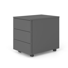 APOLLO Rollcontainer VLC30/G/G/GL graphit, 3 Schubladen