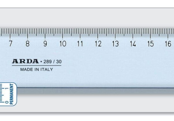 ARDA Massstab UNI 30cm 28930SS transparent