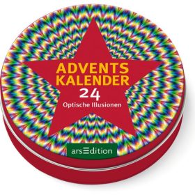 ARS EDITION Adventskalender in der Dose 11230 Optische Illusionen 12cm