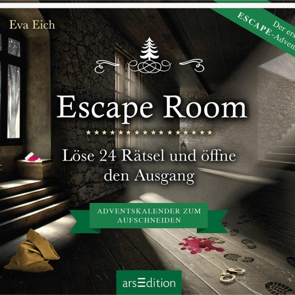 ARS EDITION Adventskalender 20.5x20cm 133271 Escape Room