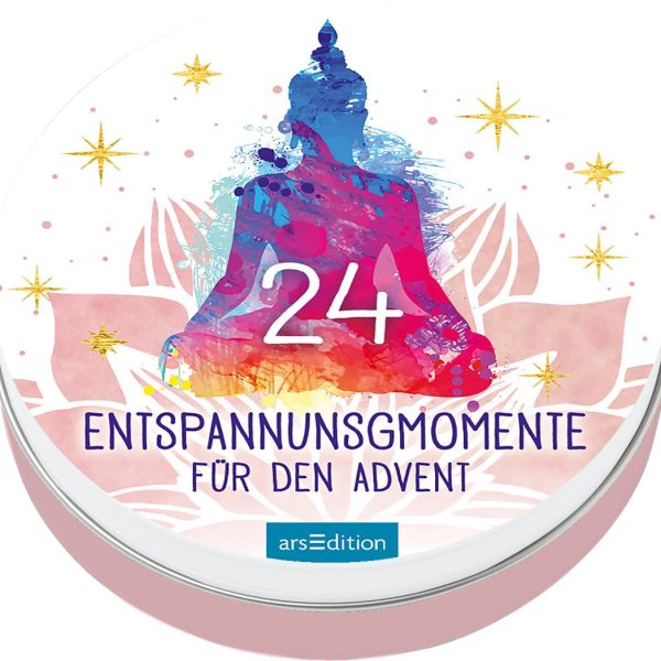 ARS EDITION Adventskalender 12x12cm 134236 Entspannungsmomente