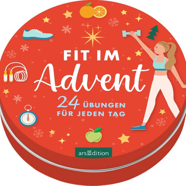ARS EDITION Adventskalender in der Dose 134930 Fit im Advent