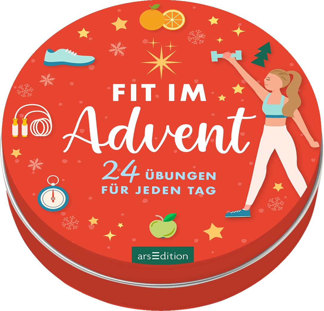 ARS-EDITION-134930-9783845849300 ARS EDITION Adventskalender in der Dose 134930 Fit im Advent – Hochwertig & günstig bei ShopDeca