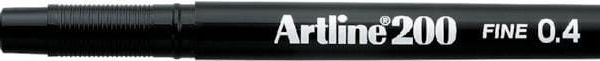 ARTLINE Fineliner 0,4mm EK-200-S schwarz