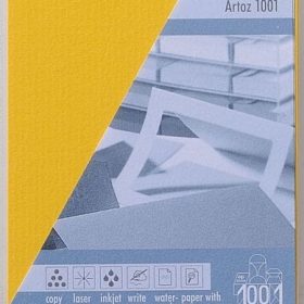 ARTOZ Visitenkarten 1001 A7 107136142 220g, sonnengelb 5 Blatt