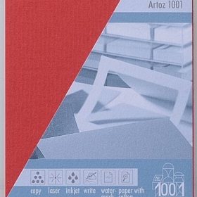 ARTOZ Visitenkarten 1001 A7 107136145 220g, rot 5 Blatt